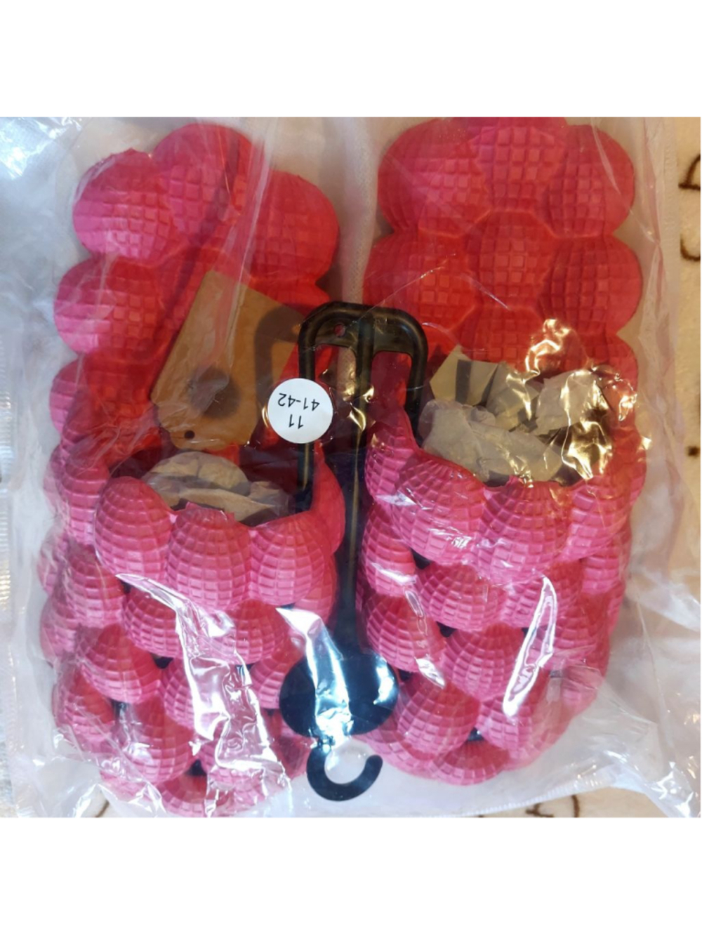 New Hot Pink Bubble Sliders Trendy. Comfy. Aesthetic. Bubble texture = elite